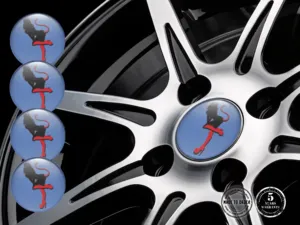 Rim stickers for cars Luxury Style Quality Tunning Badges
